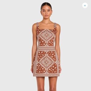 Amanda Uprichard Augustine Dress in Montana Print